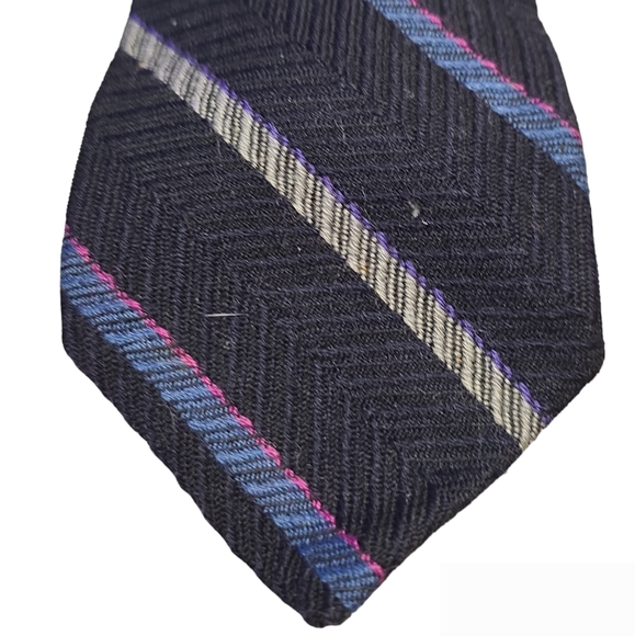 Vintage 100% Wool Frame Mens Necktie - Picture 2 of 4